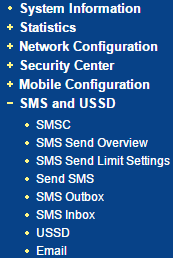 เมนูบน 32 Port GSM/WCDMA