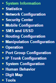 เมนูบน 32 Port GSM/WCDMA