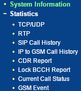 เมนูบน 32 Port GSM/WCDMA