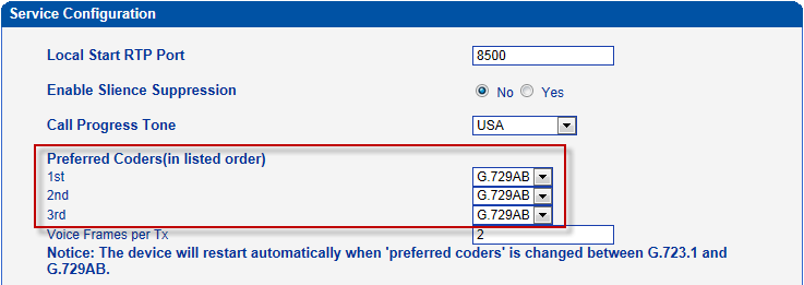 เทคนิคการบังคับให้ใช้ Codec G.729 อย่างเดียว