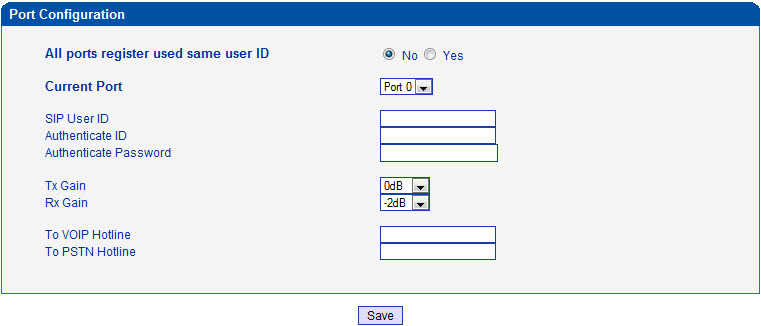 เทคนิคการคอนฟิก GSM VoIP Gateway #5 - System Configuration
