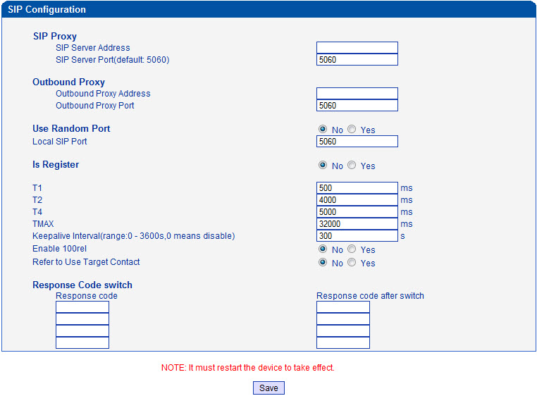 เทคนิคการคอนฟิก GSM VoIP Gateway #5 - System Configuration