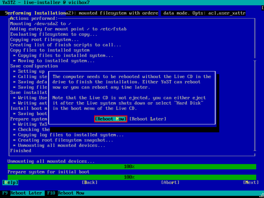 1. ติดตั้ง ViciBox #1 ติดตั้ง OS