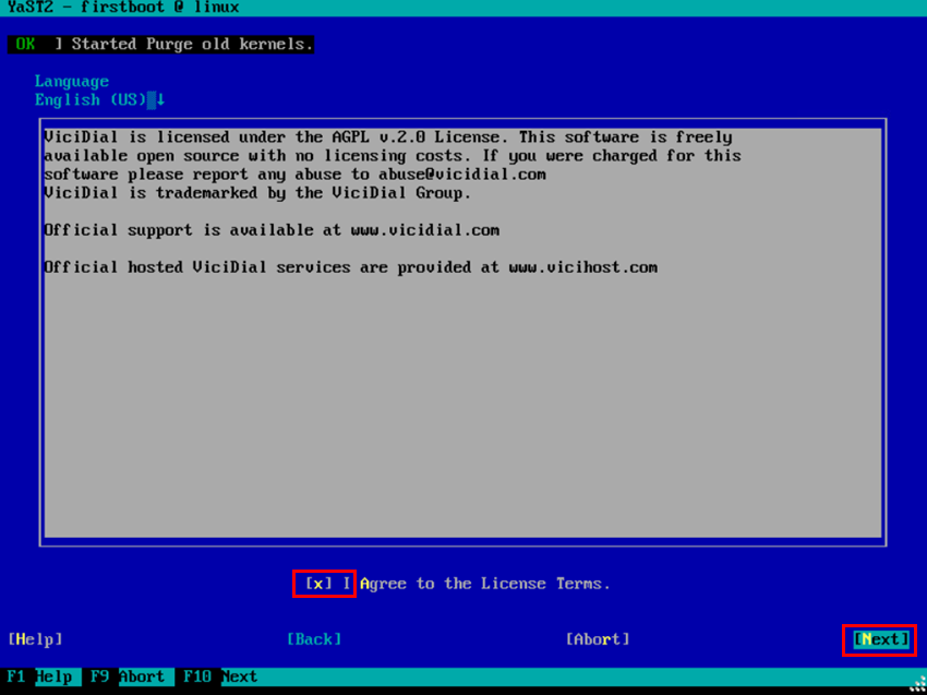 1. ติดตั้ง ViciBox #1 ติดตั้ง OS