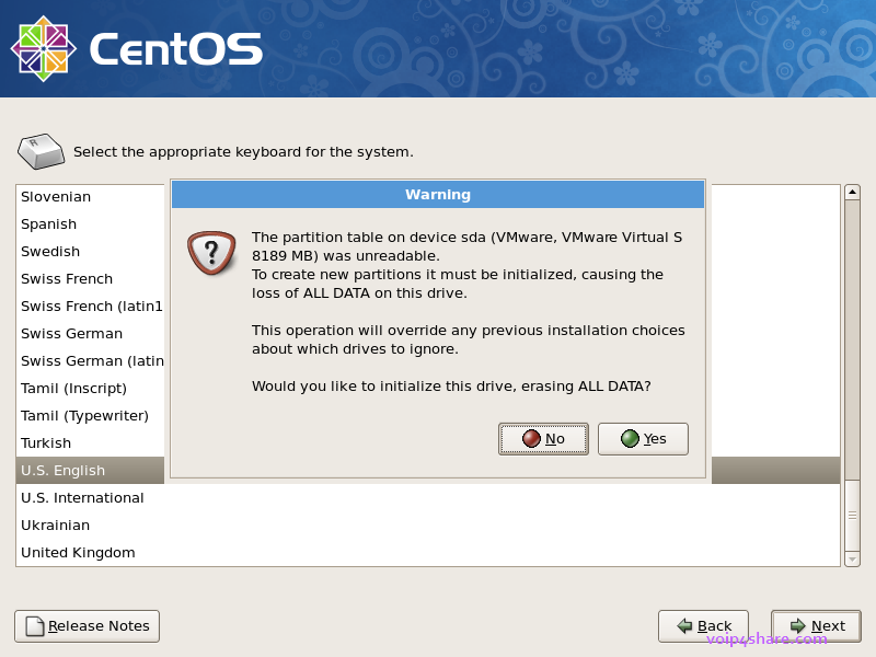 vmware-install-centos-delete-data-warning.png