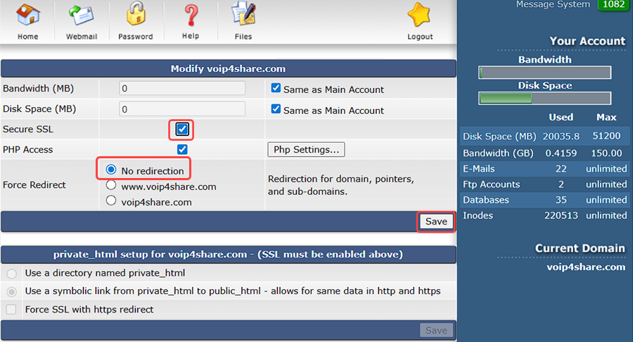 เปลี่ยนเว็บบอร์ดจาก http เป็น https ครับ